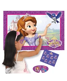 Party Centre Sofia The First Game Pin The Amulet - Multicolor