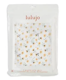 Lulujo Baby Muslin Crib Sheet - Vintage Floral