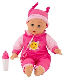 Baby Lov Baby Doll with Moving Mouth and Tummy - Pink