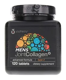 Youtheory Men's Joint Collagen Advanced  Formula Type 2 Dietary Supplement - 120 Tablets