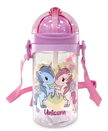 Eazy Kids Unicorn Water Bottle Bestie 350ml - Pink