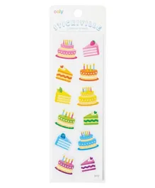 Ooly Stickiville Stickers Skinny Birthday Cakes - 2 Sheets