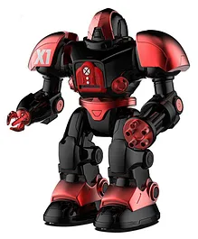 Little Angel Kids Intelligent RC Robot Toy with Remote Control - Red & Black