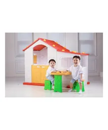 Mini Panda Tomo Big Playhouse with Table & Chairs
