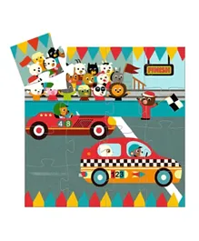 Djeco The Racing Car Silhouette Puzzle - 16 Pieces