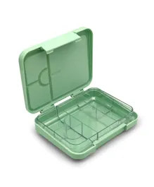 Bonjour Dino Tiff 6/4 Compartment Bento Lunch Box - Green