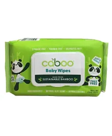 Caboo Bamboo Baby Wipes Pull Tab - 30 Wipes