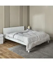 HomeBox Matrix Raine Microfibre King Comforter - Grey