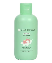 A Little Lovely Company Tiny Human Baby Oil - 100mL