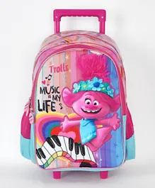 Trolls Music is My Life Trolley Bag - 16 Inches