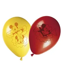 Procos Disney Playful Mickey Latex Balloon Pack of 8 - 11 Inches