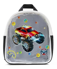 Eazy Kids 3D Car Backpack Multicolor - 11.4 Inches