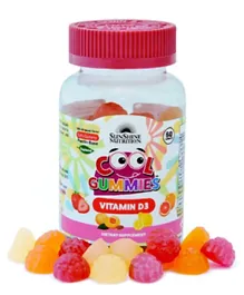 Sunshine Nutrition Cool Gummies Vitamin D3 - 60 Gummies