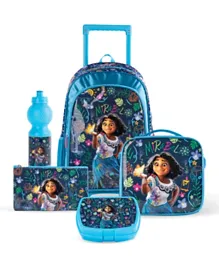 Disney Encanto Mirabel 5-In-1 Trolley Backpack Set