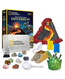 National Geographics Mega Science Earth Science Kit - Multicolor