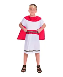 Party Centre Caesar Fancy Dress Costume - White & Red