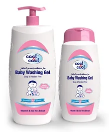 Cool & Cool Baby Washing Gel 500 ml + Free 250 ml - Pink