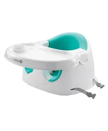 Summer Infant 3-in-1 Support Me Seat - Multi-Stage Convertible Booster Chair for Infants & Toddlers, Removable Tray, White