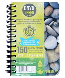 Onyx & Green Pocket Spiral Notebook (6700) - Multicolor