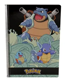 Pokemon Squirtle A4 Spiral Notebook - Multicolor