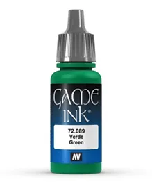 Vallejo Game Color 72.089 Green Ink - 17ml