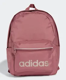 adidas Linear Essentials Women Backpack Preloved Crimson - 16 Inches