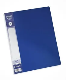 Maxi Display Book Of 40 Pockets - Blue