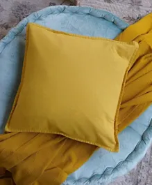 غطاء وسادة تامي سوليد من بان هوم - أصفر