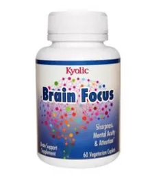 Kyolic Brain Focus 60 Veg Capsules - 35261