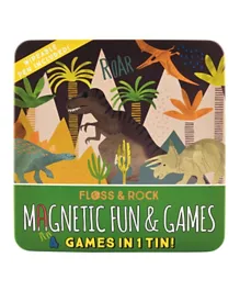 Floss & Rock Dino Magnetic Fun & Games - Multicolor