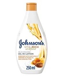 Johnson & Johnson Vita-Rich Oil-In-Lotion Rejuvenating Body Lotion - 250mL