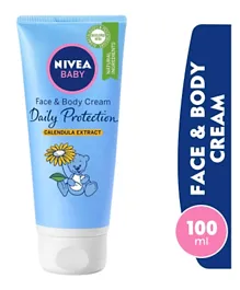 Nivea Baby Face & Body Cream Daily Protection Blue - 100 ml