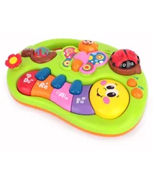 Hola Baby Toys Piano With Lights & Music - Multicolour