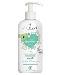Attitude Baby Leaves 2 in 1 Natural Shampoo Apple - 473ml