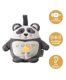 Tommee Tippee Pip The Panda Rechargeable Light and Sound Sleep Aid - Grey White