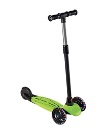 Megawheels Coolwheels Dragon 3 Wheels Kick Scooter With LED Light  -Green