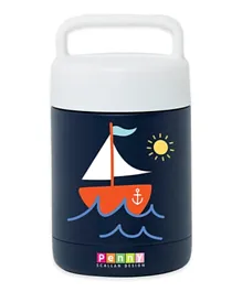 Penny Scallan Anchors Away Thermal Flask Blue - 350mL