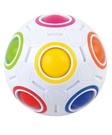 لعبة كرة قوس قزح الاسفنجية الحسية من باور جوي - متعددة الألوان