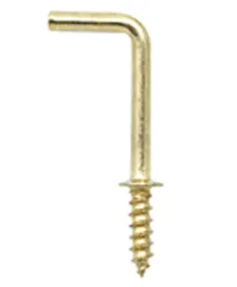 Homesmiths Brass Plated Square Hook