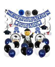 PARTY PROPZ Graduation Party Decoration Set - Blue