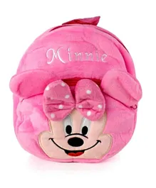 UKR Plush Mini Backpack Minnie Mouse Pink - 11.8 Inches
