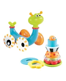 Yookidoo Musical Crawl N' Go Snail Toy with Stacker