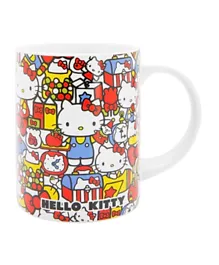 Hello Kitty Ceramic Mug Multilogo - 420mL