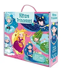 Sassi Giant Puzzle And Book The Princesses Ball - 30 Pieces