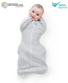 Love To Dream Swaddle UP Bamboo Original 1.0 TOG Grey Dot - Small