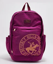 حقيبة ظهر مطبوعة بشعار نادي بولو بيفرلي هيلز - 18 بوصة