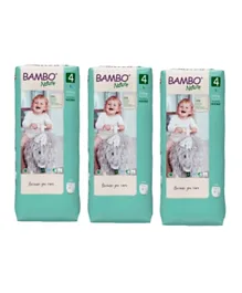 Bambo Nature Eco-Friendly Pants Diapers, Tall - 120 Pants
