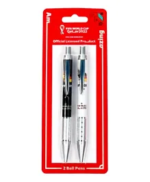 FIFA 2022 Germany Country Retractable Ball Pen Set - 2 Pieces