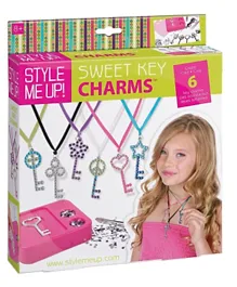Style Me Up Sweet Key Charms - Multicolor