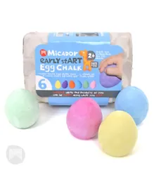 Micador Early Start Series Egg Chalks - Pack of 6